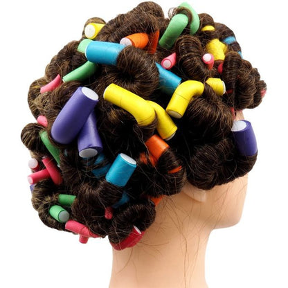 EverGlow Flexible Foam Hair Curling Rods | No-Heat Curl Set (25 Pack)