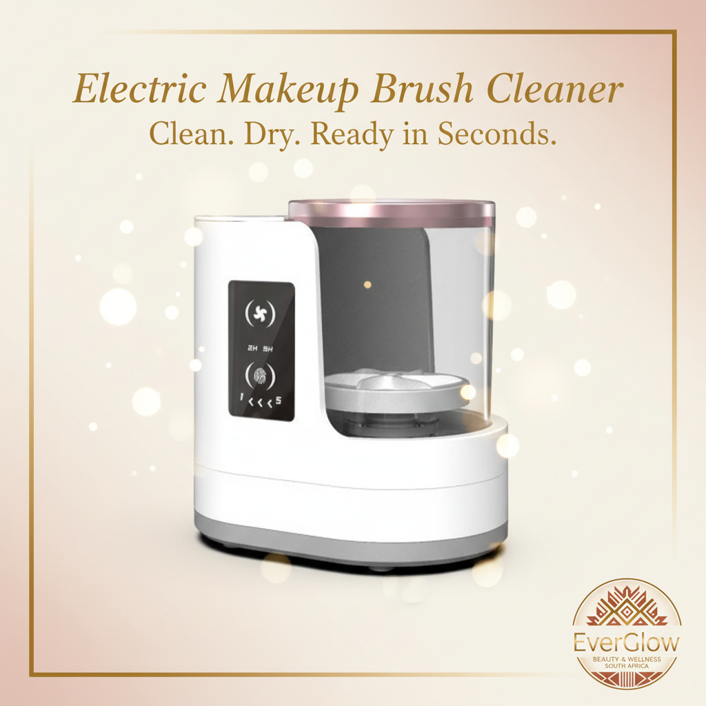 EverGlow Electric Makeup Brush Cleaner branded promotional image